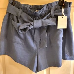 Lauren Conrad denim flare XL shorts NWT